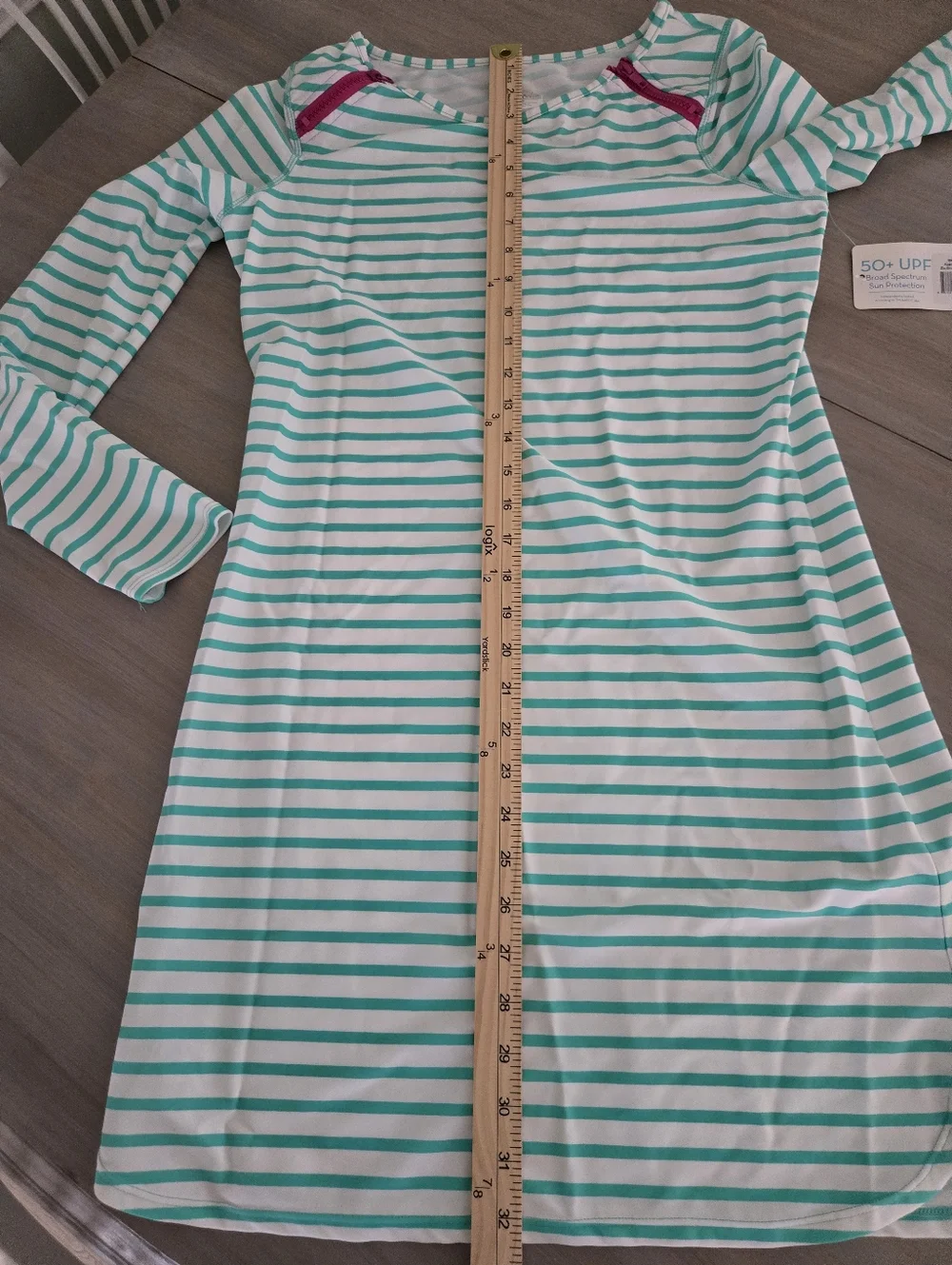 NWT Cabana Life Azalea Shore Dress Medium Shoulder Zippers - Picture 6 of 9